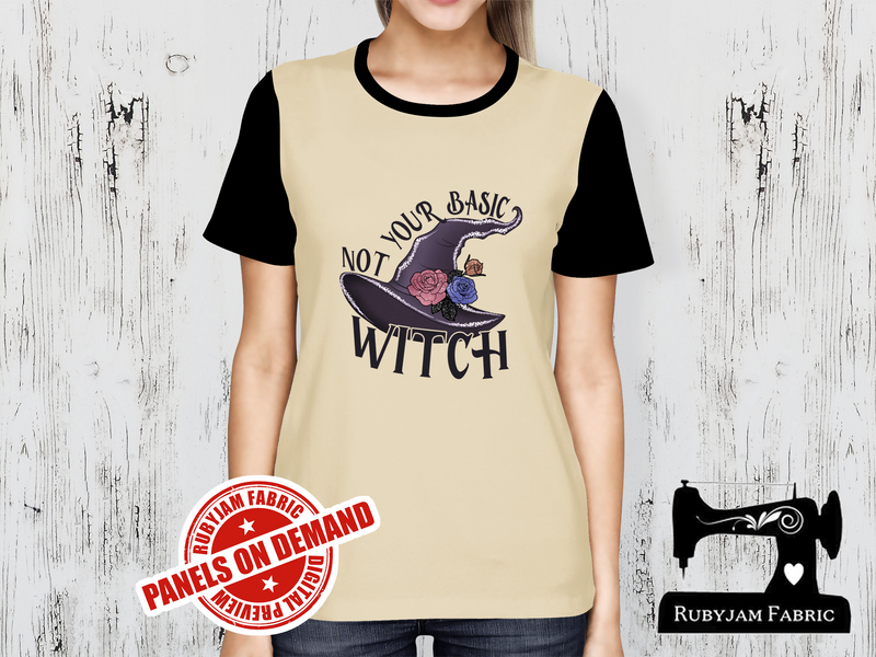 Not Your Basic Witch - SAND BEIGE - Panels On Demand