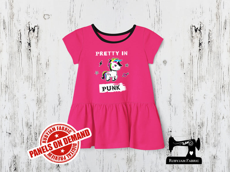 Pretty In Punk - FUCHSIA - Panels On Demand