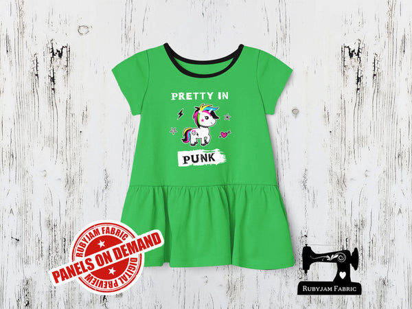 Pretty In Punk - LIME GREEN - Panels On Demand