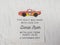 Custom Made QUILT LABEL, organic quilting cotton, Style 24 - Race Car