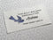 Custom Made QUILT LABEL, organic quilting cotton, Style 36 - Blue Bird
