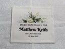 Custom Made QUILT LABEL, organic quilting cotton, Style 78 - Foliage