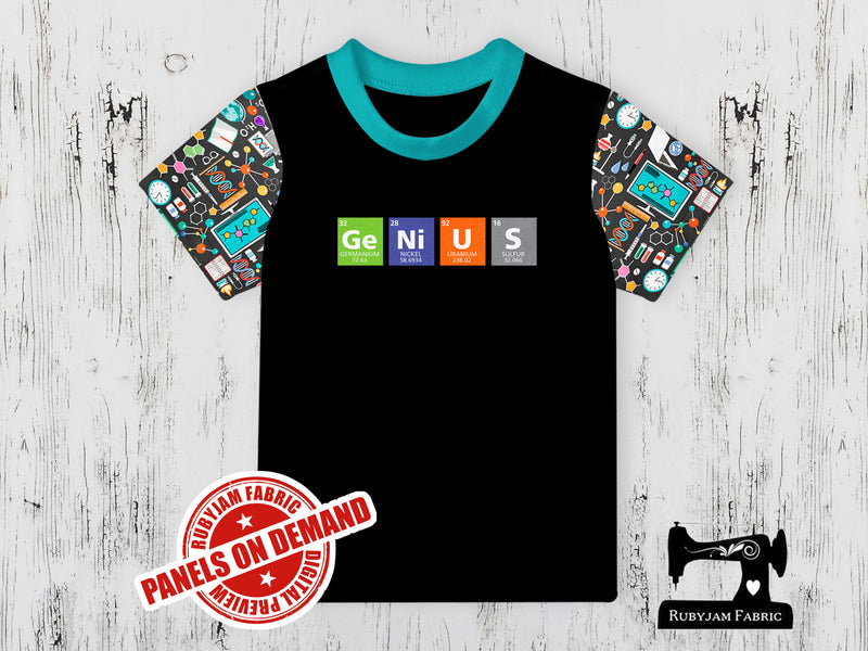Genius Periodic Table - BLACK - Panels On Demand