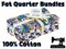 100% cotton fat quarter bundle featuring beautifully curated Paisley inspired images