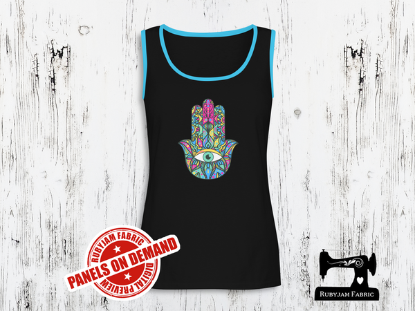 Hamsa (Pastel) - BLACK - Panels On Demand