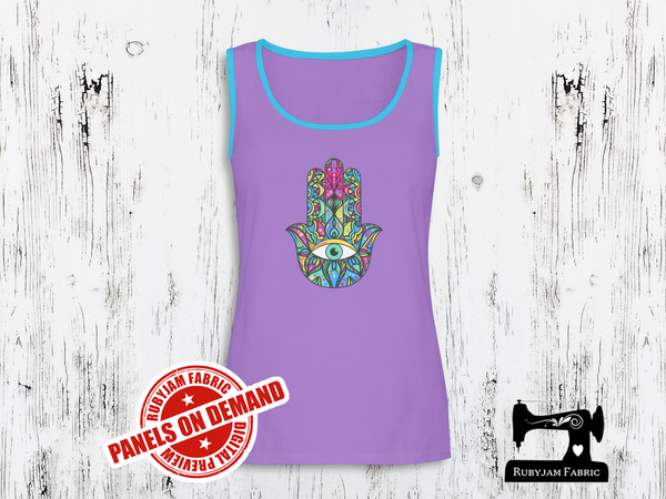 Hamsa (Pastel) - LIGHT PURPLE - Panels On Demand