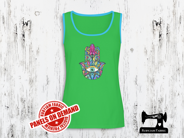 Hamsa (Pastel) - LIME GREEN - Panels On Demand