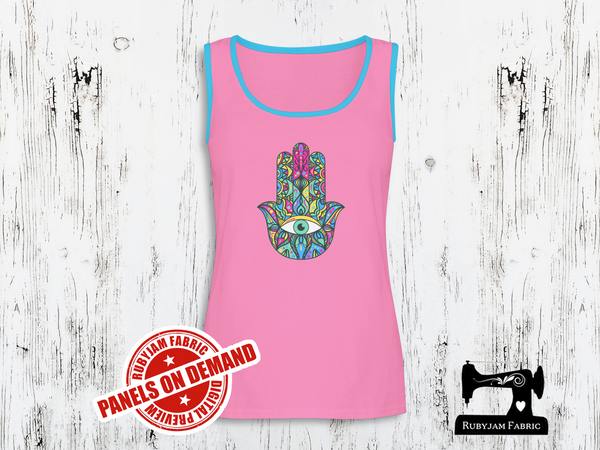 Hamsa (Pastel) - LIGHT PINK - Panels On Demand