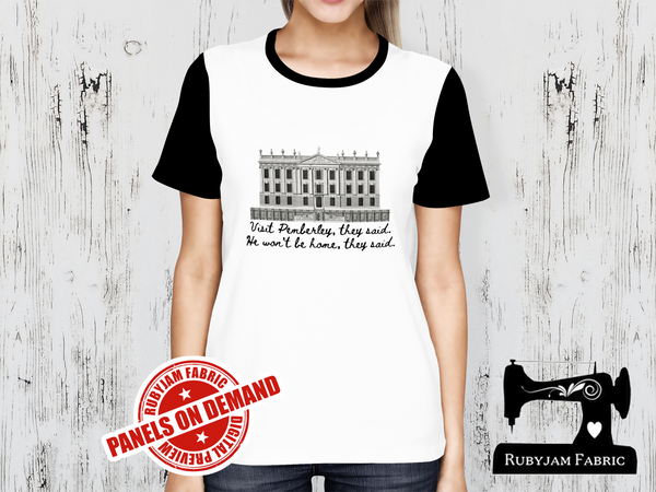 Visit Pemberley - WHITE - Panels On Demand