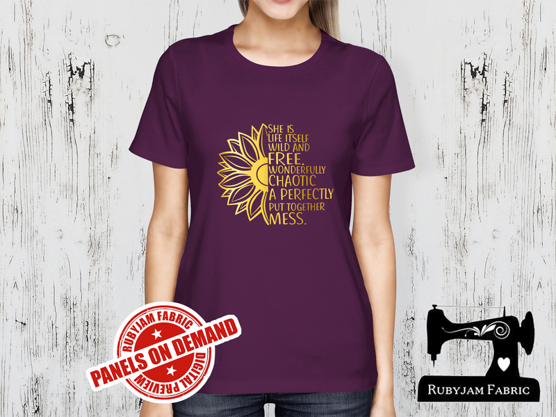 Wild, Free, Chaotic - PURPLE - Panels On Demand