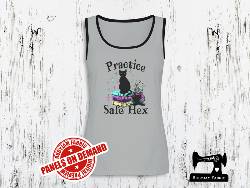 Practice Safe Hex - HEATHER GREY - Panels On Demand