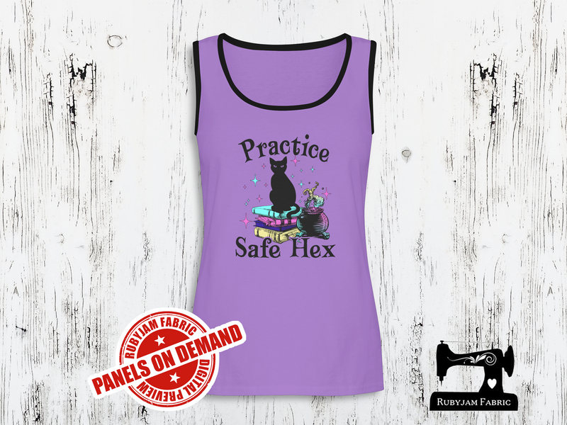 Practice Safe Hex - LIGHT PURPLE - Panels On Demand