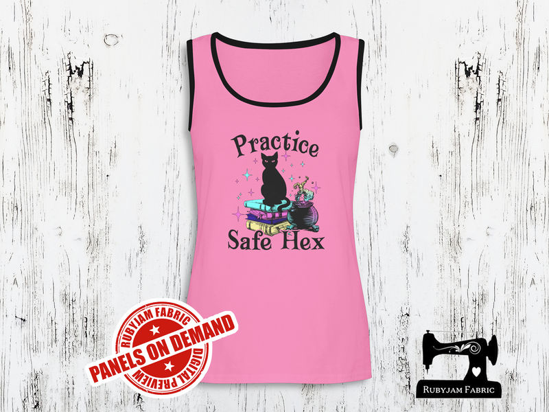 Practice Safe Hex - LIGHT PINK - Panels On Demand