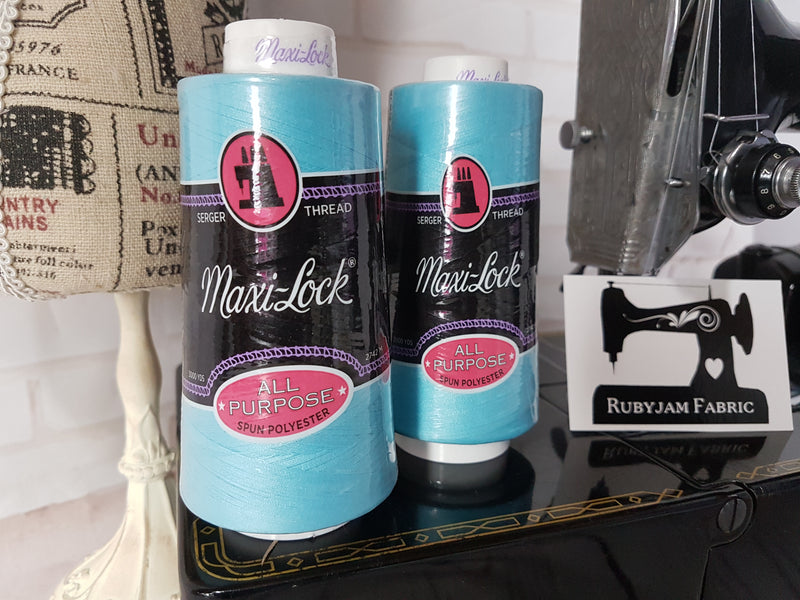 Maxi-Lock All Purpose Thread - Queens Turquoise