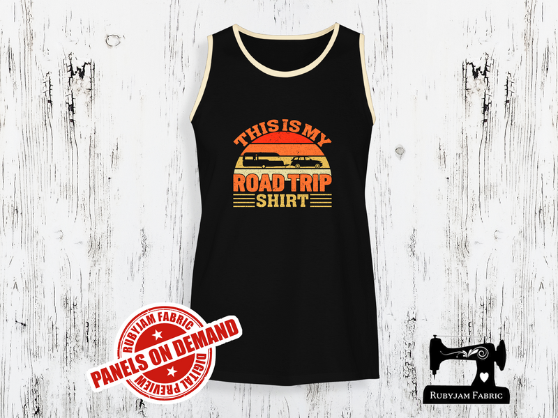 This is My Road Trip Shirt - BLACK - Panels On Demand