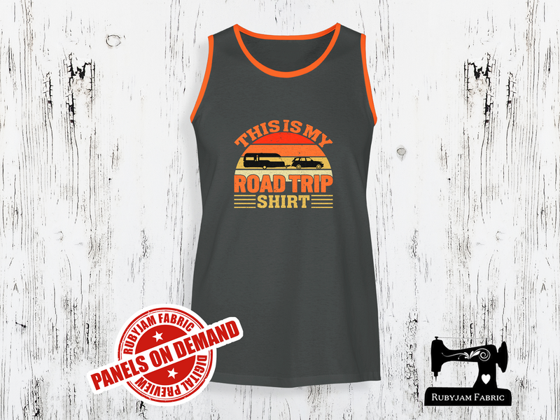 This is My Road Trip Shirt - CHARCOAL - Panels On Demand