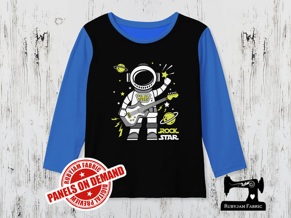 Rock Star Astronaut - BLACK - Panels On Demand