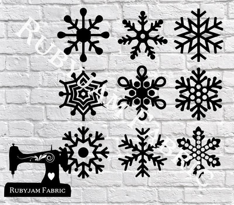 Snowflakes - Cutting File - SVG/JPG/PNG