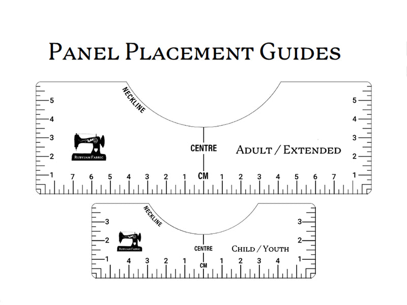 Rubyjam Fabric - Panel Placement Guide