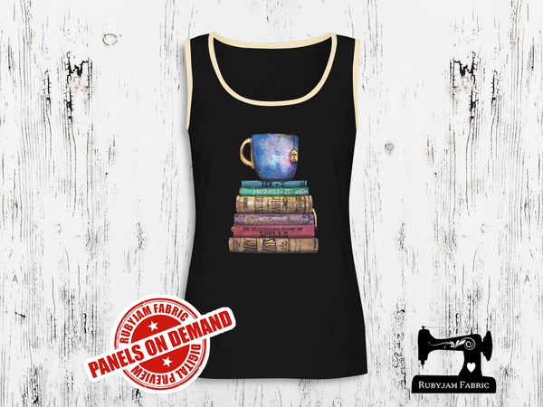 Tea and Spellbooks - BLACK - Panels On Demand