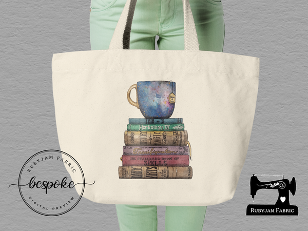 Tea and Spellbooks - Tote Bag - Bespoke
