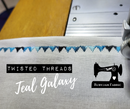 Teal Galaxy - Twisted Threads - 5000M Variegated Overlocker Thread