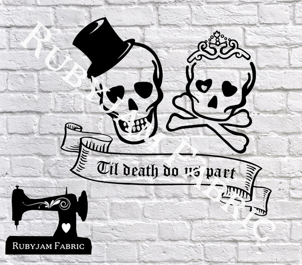 Til Death Do Us Part - Cutting File - SVG/JPG/PNG