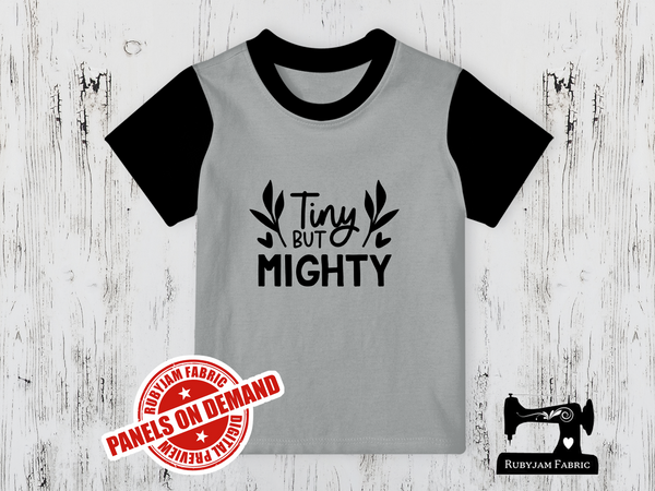 Tiny But Mighty - HEATHER GREY - Panels On Demand