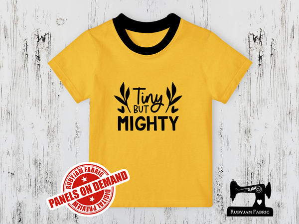 Tiny But Mighty - YELLOW - Panels On Demand