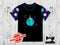 Unicorn Planet 3 - BLACK - Panels On Demand
