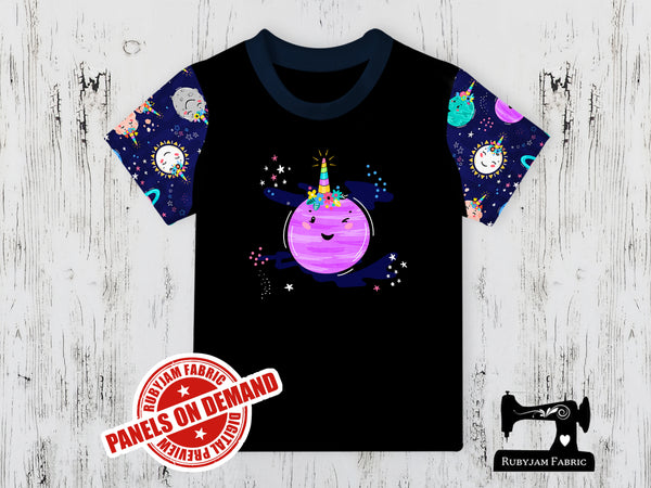 Unicorn Planet 4 - BLACK - Panels On Demand