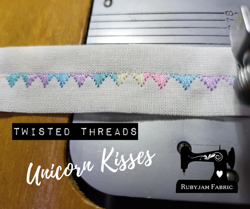 Unicorn Kisses - Twisted Threads - 5000M Variegated Overlocker Thread