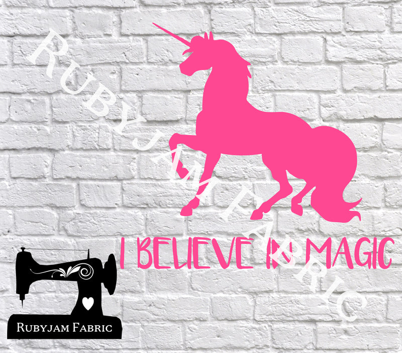 Unicorn I Believe In Magic - SVG/JPG/PNG