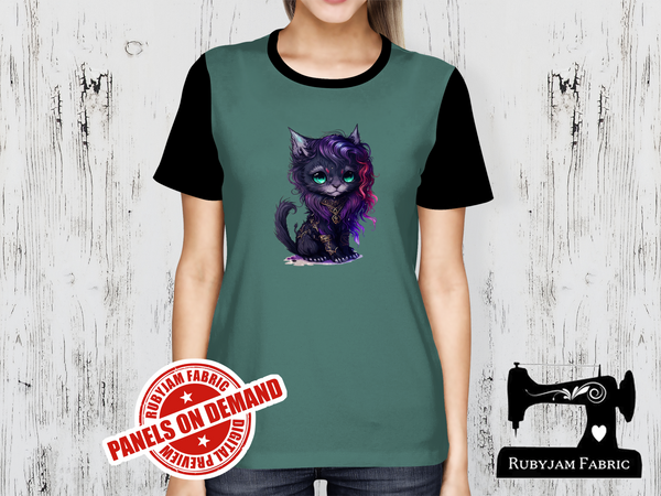 Wild Things Cat - SAGE - Panels On Demand