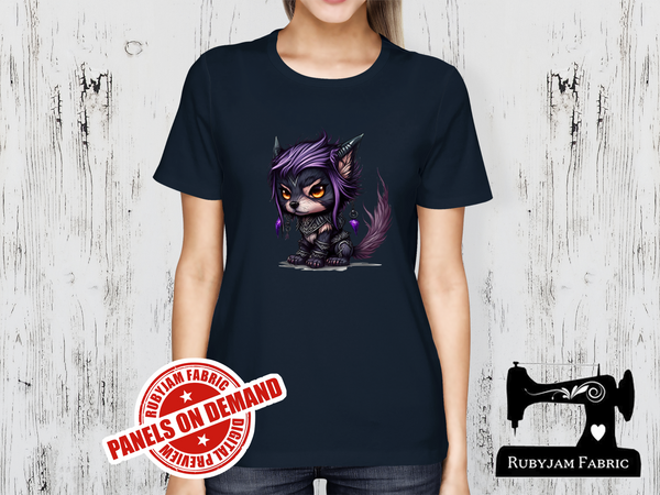 Wild Things Dog - NAVY - Panels On Demand