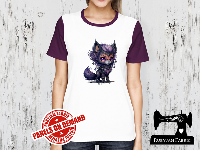 Wild Things Fox - WHITE - Panels On Demand