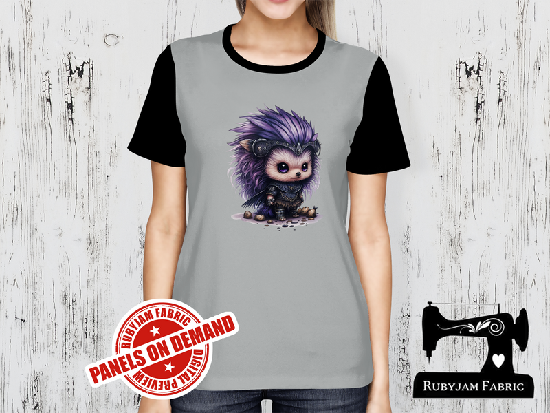 Wild Things Hedgehog - HEATHER GREY - Panels On Demand