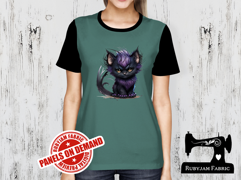 Wild Things Kitten - SAGE - Panels On Demand