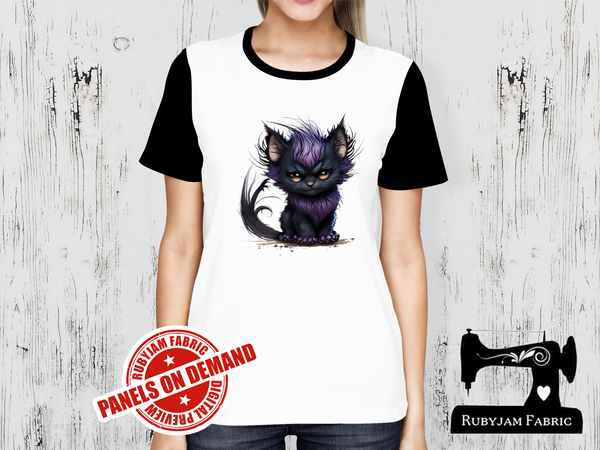 Wild Things Kitten - WHITE - Panels On Demand