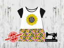 You Are My Sunshine (Sunflower) - WHITE - Panels On Demand