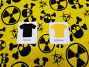 Biohazard - cotton lycra - 150cm wide