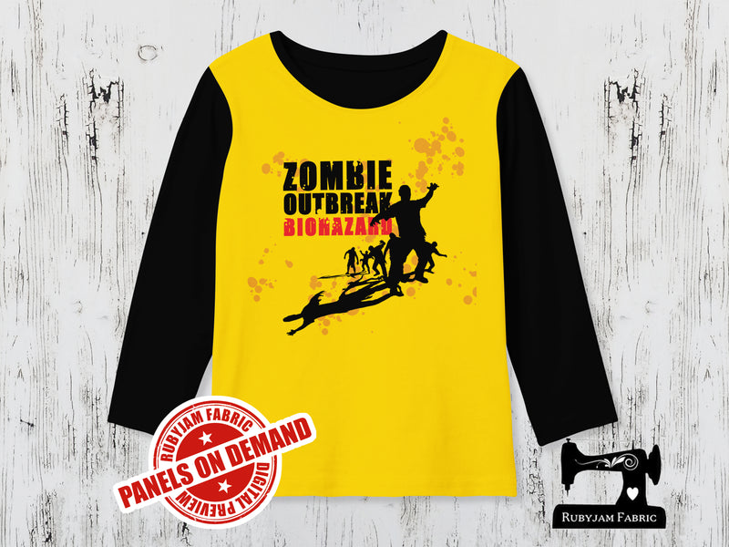 Zombie Outbreak - YELLOW - Panels On Demand