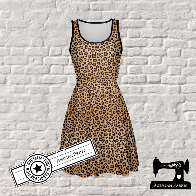 Animal Print - cotton lycra - 150cm wide