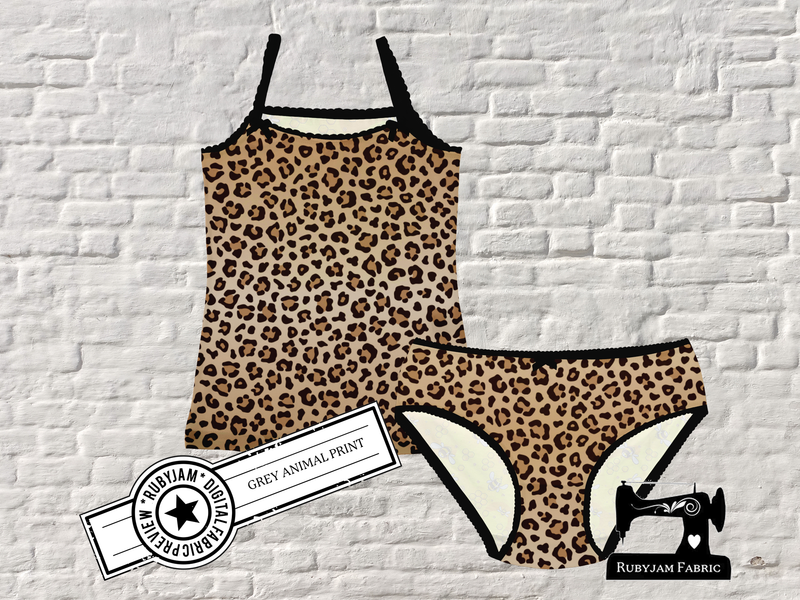 Animal Print - cotton lycra - 150cm wide