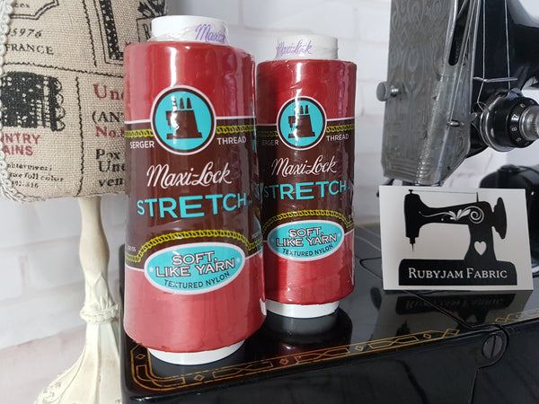 Maxi-Lock Stretch Thread - Artillery (red) - clearance