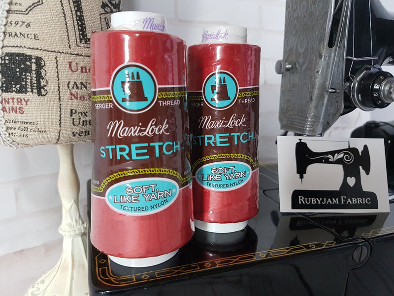 Maxi-Lock Stretch Thread - Artillery (red) - clearance