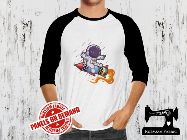 Astronaut Rocket - WHITE - Panels On Demand
