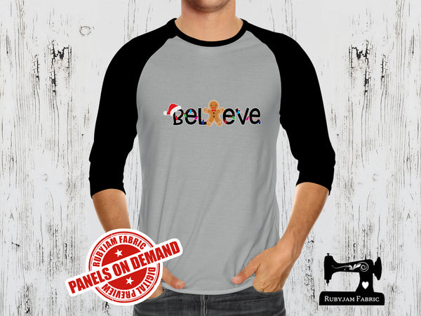 Believe (Gingerbread) - HEATHER GREY - Panels On Demand