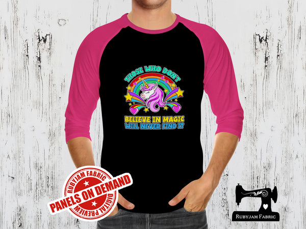 Those Who Don't Believe In Magic Will Never Find It - BLACK - Panels On Demand