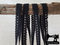 1M BLACK Decorative Elastic Lace Picot Trim (Approx 15mm wide)